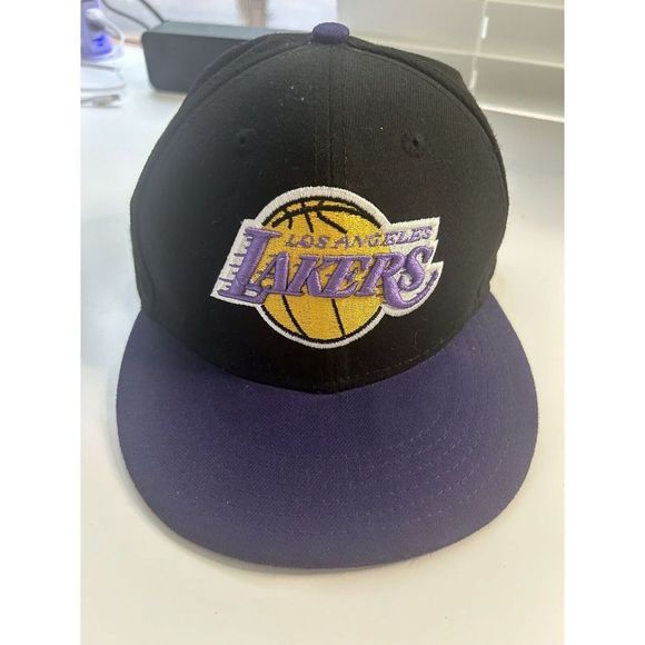 New Era Men's NBA La Lakers 5950 Color Pack Fitted Black